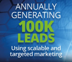Annually generating 100K leads